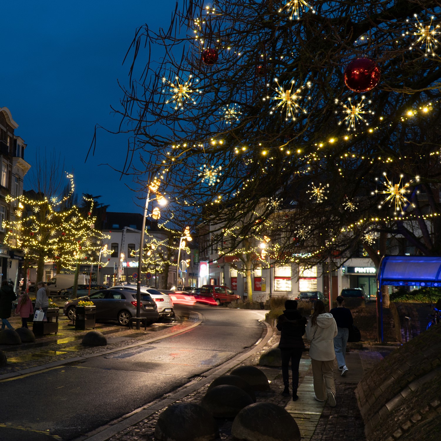 Sparklight (no powercord) 0.3 m warm white leds black wire 24V